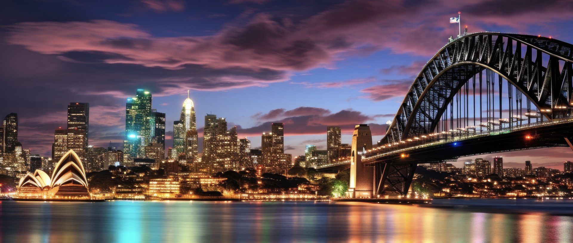 Sydney at night — Craig Bovaird's home